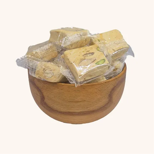 گز انجیری با مغز پسته-بادام (تهیه شده با شیره انجیر) [250 گرم]